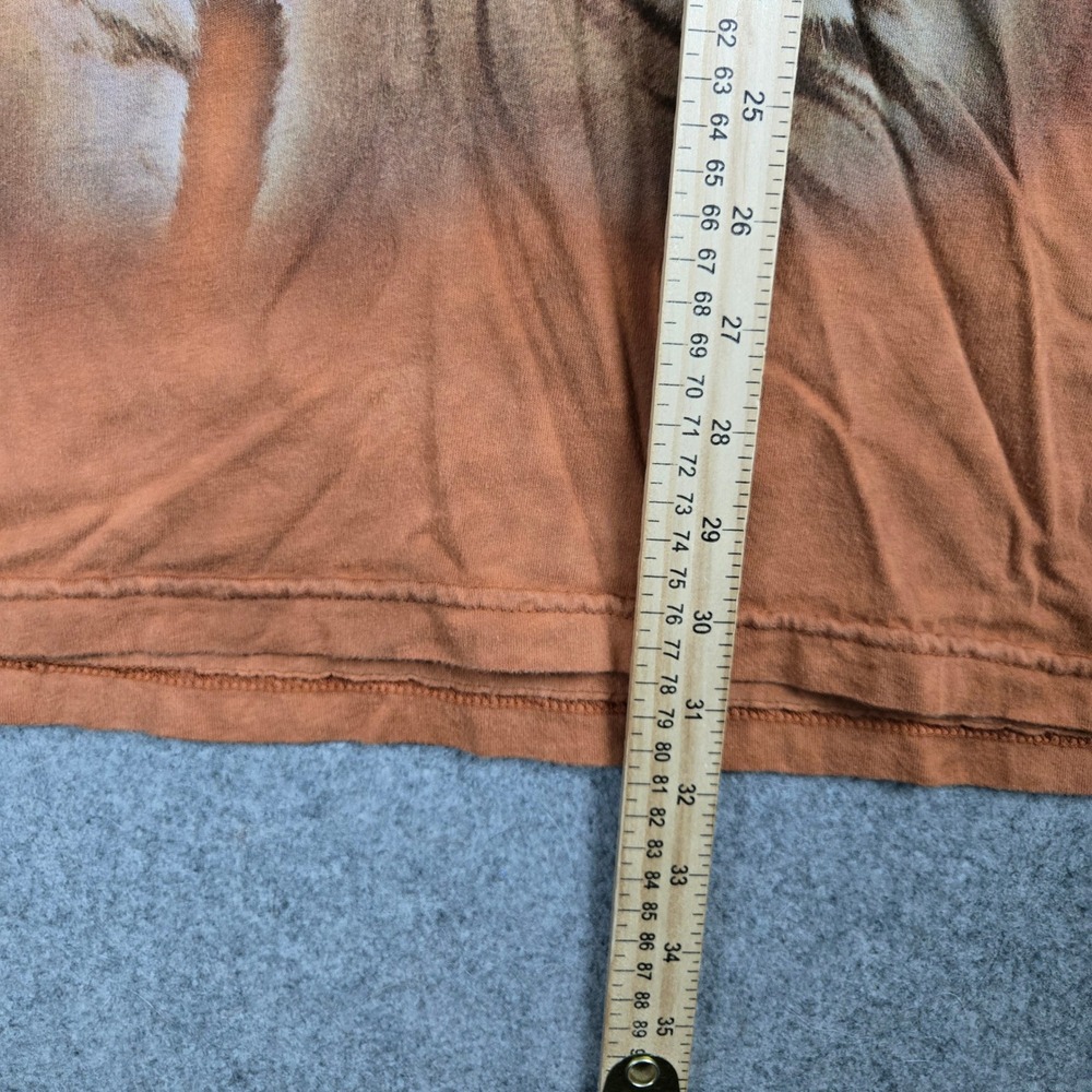 The Mountain Evolution Tiger Graphic Shirt Mens XXL Orange Tie Dye Wildlife Tee - Picture 5 of 7
